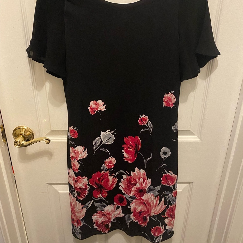 White House Black Market Reversible Floral Dress